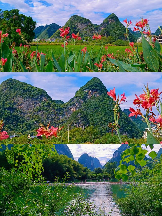桂林山水間的慢生活，快樂的旅行真美好！