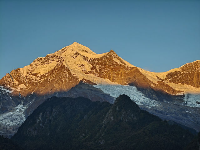 天堂在左雨崩在右住雨崩高品質觀景酒店