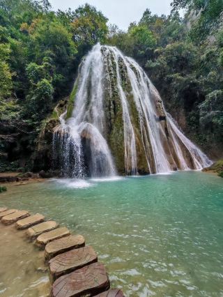 Must-visit spot for Xiangshui River Waterfall in Nanzhang, Xiangyang, Hubei