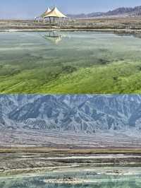 探秘大柴旦翡翠湖，天空之鏡美到窒息！