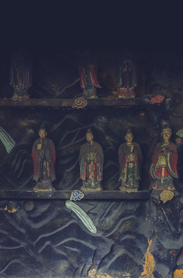 首次曝光，99%的人沒見過—明代道教全堂塑像