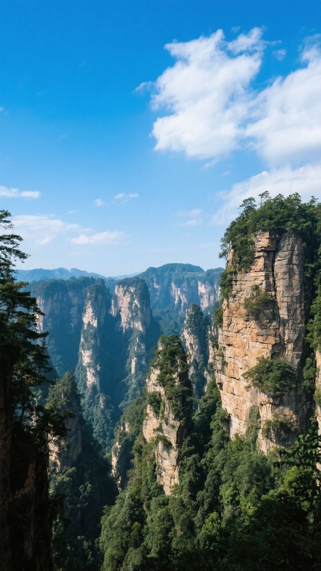張家界美景，美食