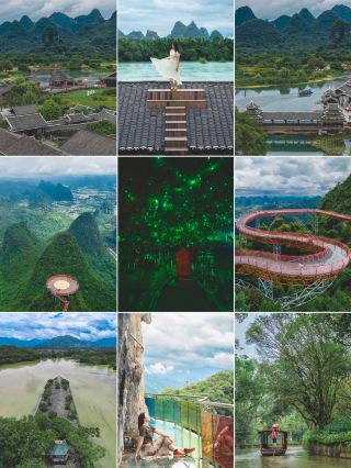 桂林自駕隱藏玩法！四天三縣上天下地入水