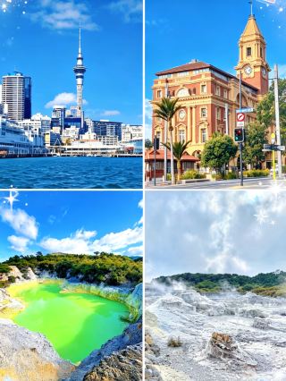 12 days exploring Australia + New Zealand cities, beaches, cute animals, and geothermal wonders all in one trip