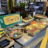 【韓国ソウル・通仁市場】葉銭とおかずを交換してマイお弁当を作る「お弁当カフェ通（とん）」