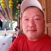 은빛 바다에 내리는 부처님에 아미타불 은해사다