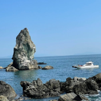 【上立神岩/兵庫県】沼島に聳え立つシンボル