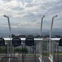산 정상에서 즐기는 커피 한잔 단양 도깨비카페