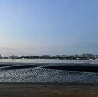 放暑假，來八里左岸公園玩