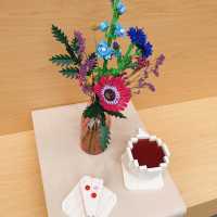 浪漫🈵️屋·樂高「花」現愛咖啡屋📍 Eslite Xinyi Store 誠品信義店