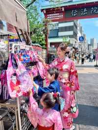 東京親子遊 - 淺草和服體驗
