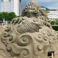 暑假帶孩子來八里看沙雕：2023年八里城市沙雕展