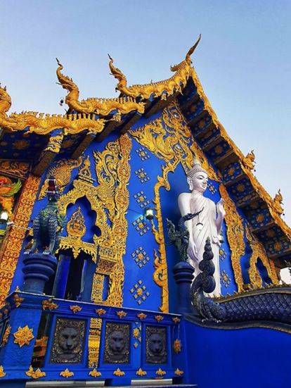 Stunning Blue Temple In Thailand 💙