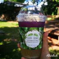 คาเฟ่กรีน วิวสะพานมอญ