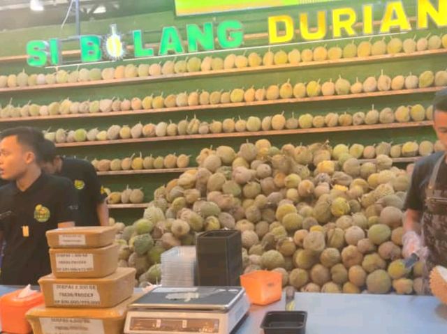 Durian cafe in Medan