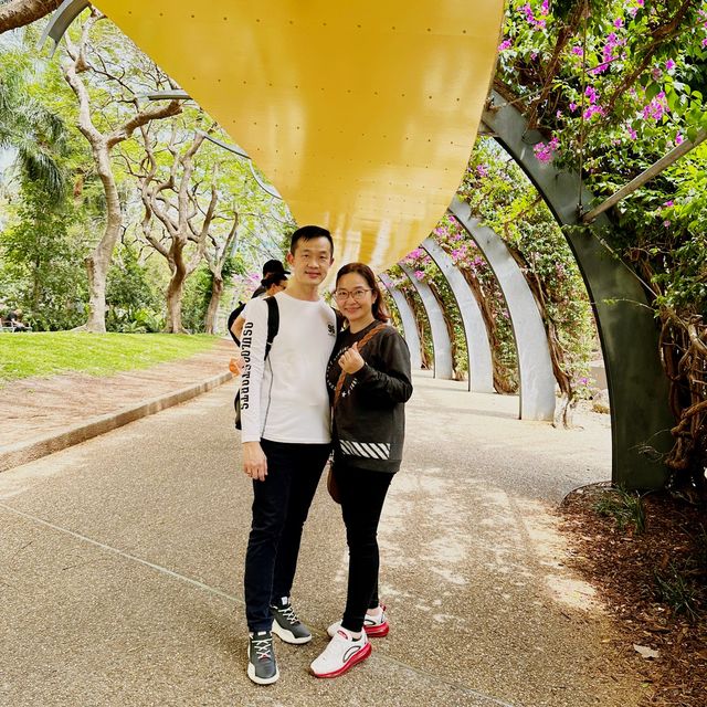 Enjoy a sunny day in South Bank Parkland