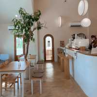 Spring day cafe