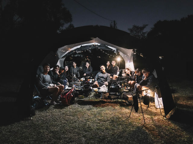 🏕️ 黑色露營一生人必試一次！期待下一次！🖤