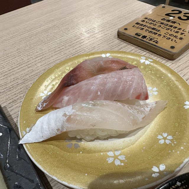 熊本站迴轉壽司晚餐😎