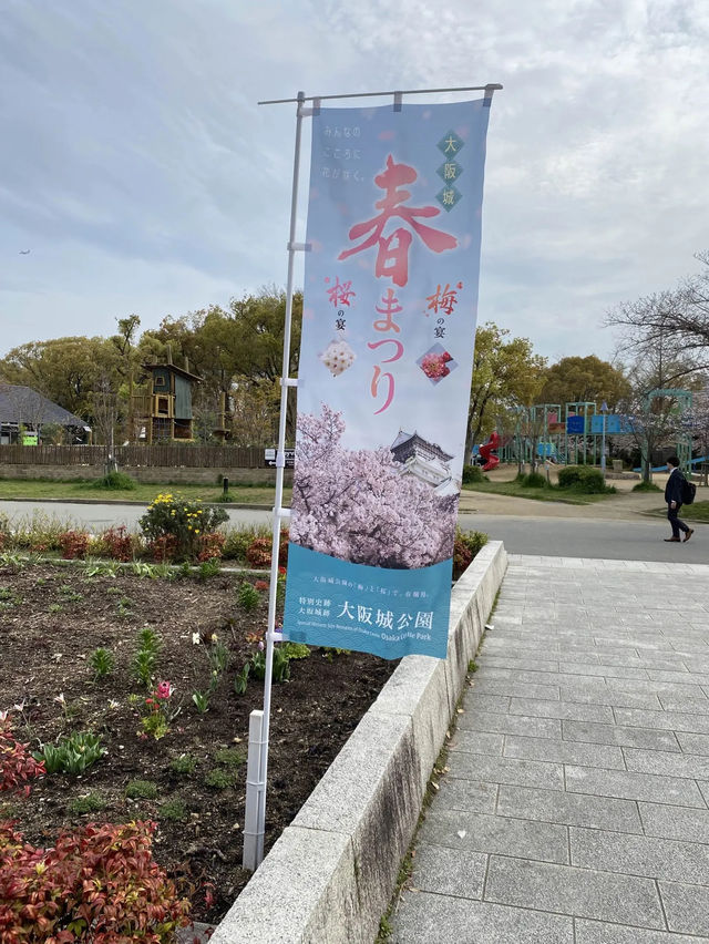 【2024年桜】満開前日の森ノ宮駅側