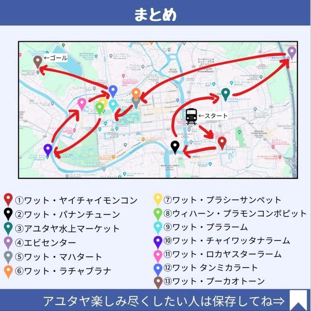 【アユタヤ】アユタヤ地獄の遺跡巡りプラン