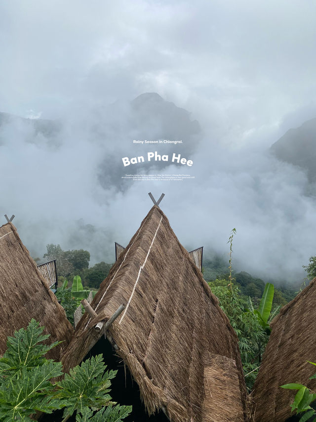 ฤดูฝนที่บ้านผาฮี้ | เชียงราย 🏡⛰️🌧️🌈