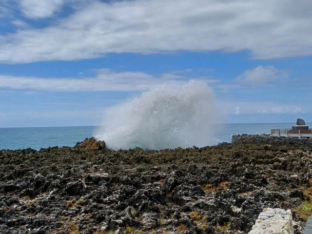【巴釐島】努沙杜瓦海底噴泉Waterblow：大自然壯觀景色