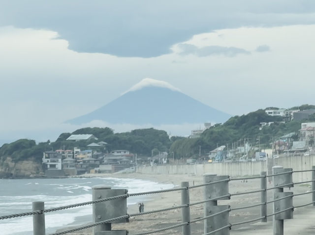 🇯🇵東京近郊鎌倉一日遊🌊 看到富士山的漂亮海岸