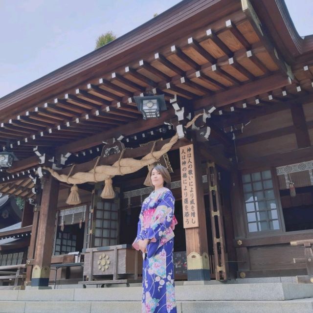 สวมกิโมโนเดินชมสวน Suizenji Jojuen
