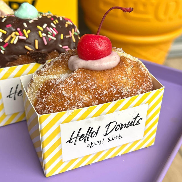 Cute donuts shop in Shin-Okubo🍩