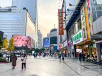 청두 도심 citywalk...중산광장...