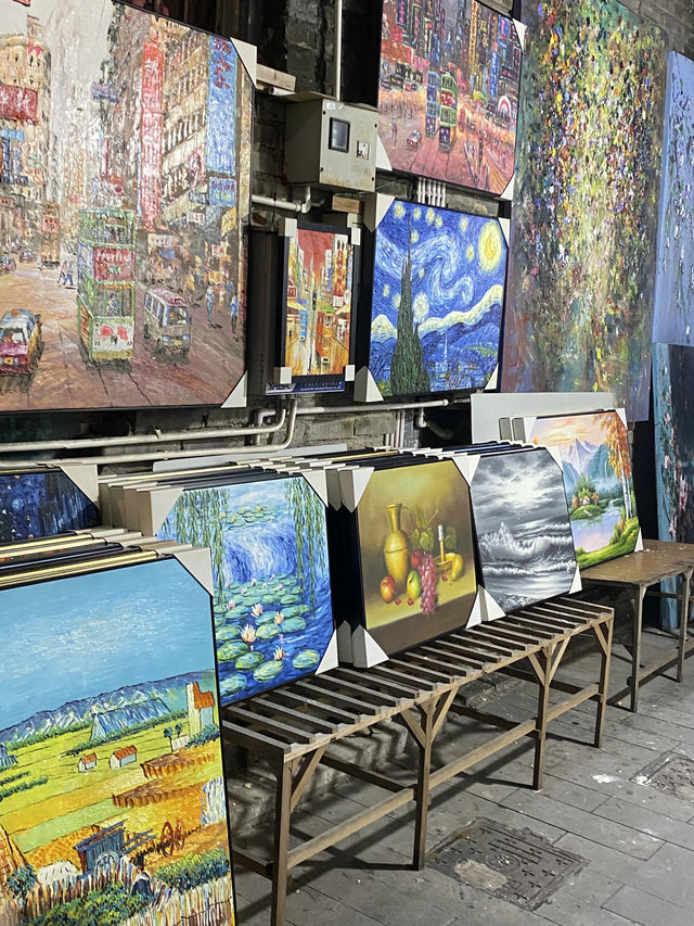 深圳，大芬油畫村🖼️，讓人瘋狂著迷在油畫裏的週末