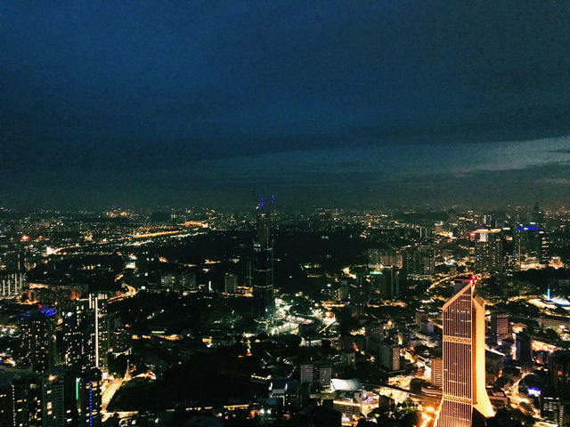 Golden Hour to City Lights at KL Tower! 🌅🌃