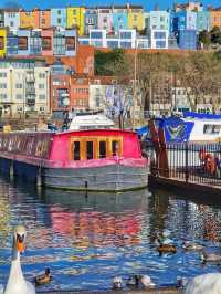 Bristol’s Colorful Charm: Strolling Past the Iconic Rainbow Houses