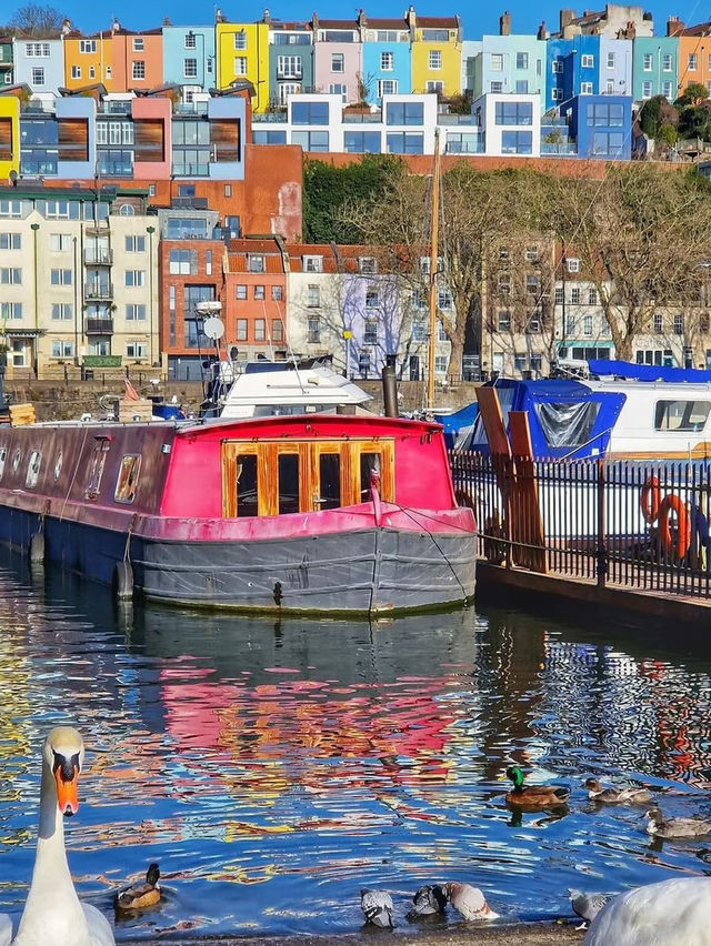 Bristol’s Colorful Charm: Strolling Past the Iconic Rainbow Houses