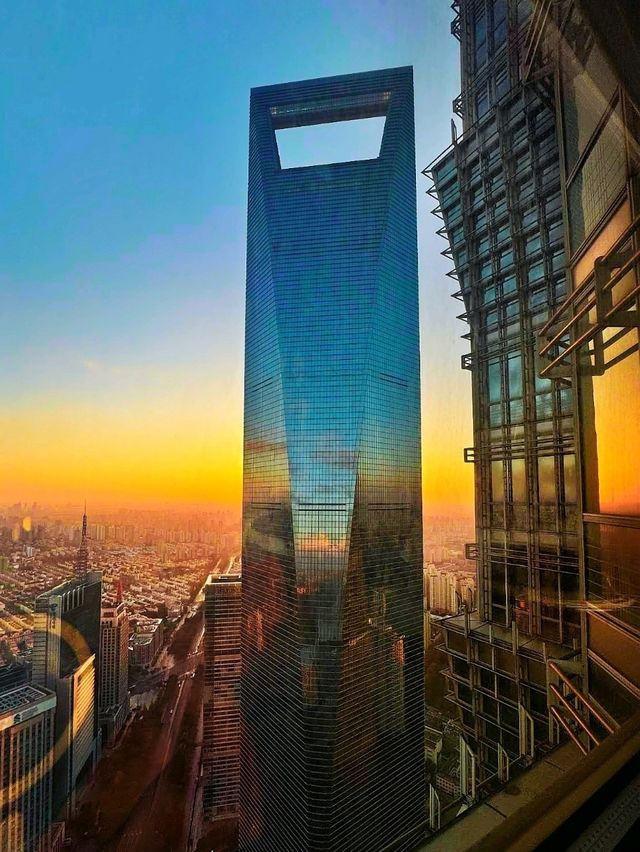 Grand Hyatt Shanghai, an upscale hotel offering an amazing panoramic views of Shanghai. 