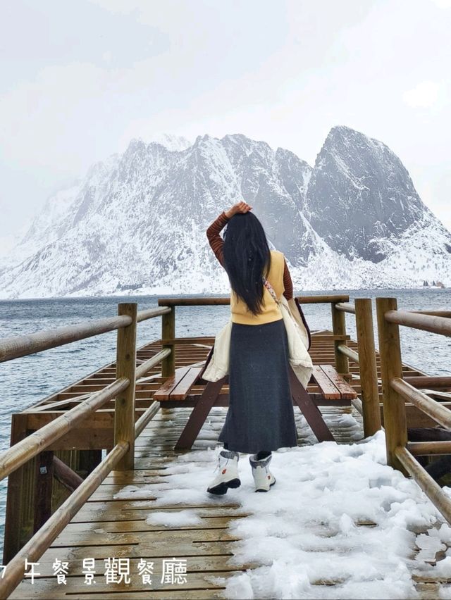 超美的羅弗敦群島雪景