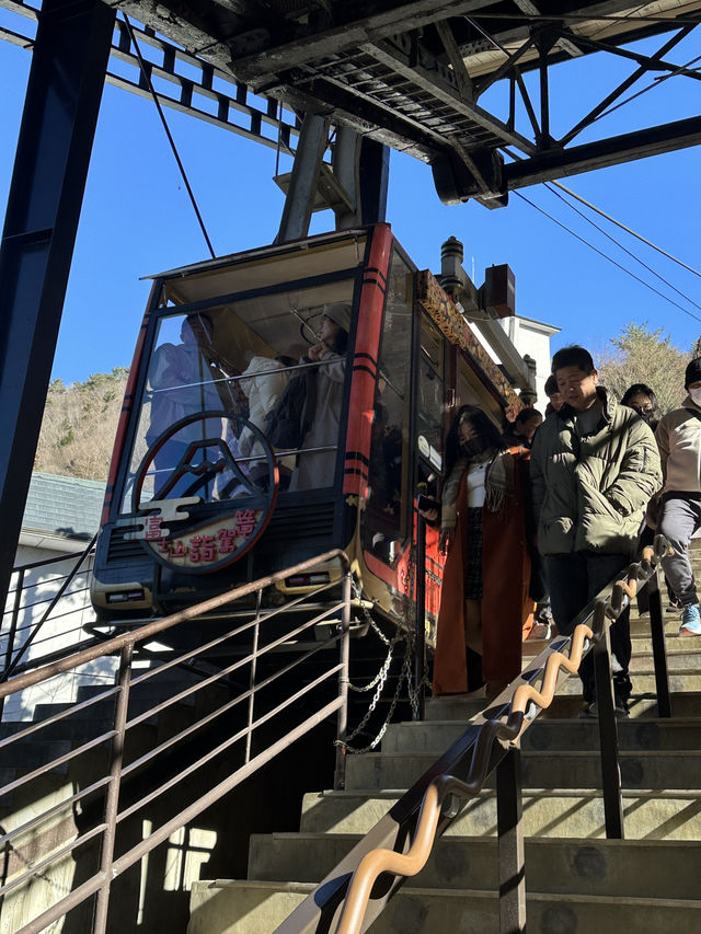 搭天上山公園纜車🚡鳥瞰河口湖嘆絕景富士山🗻