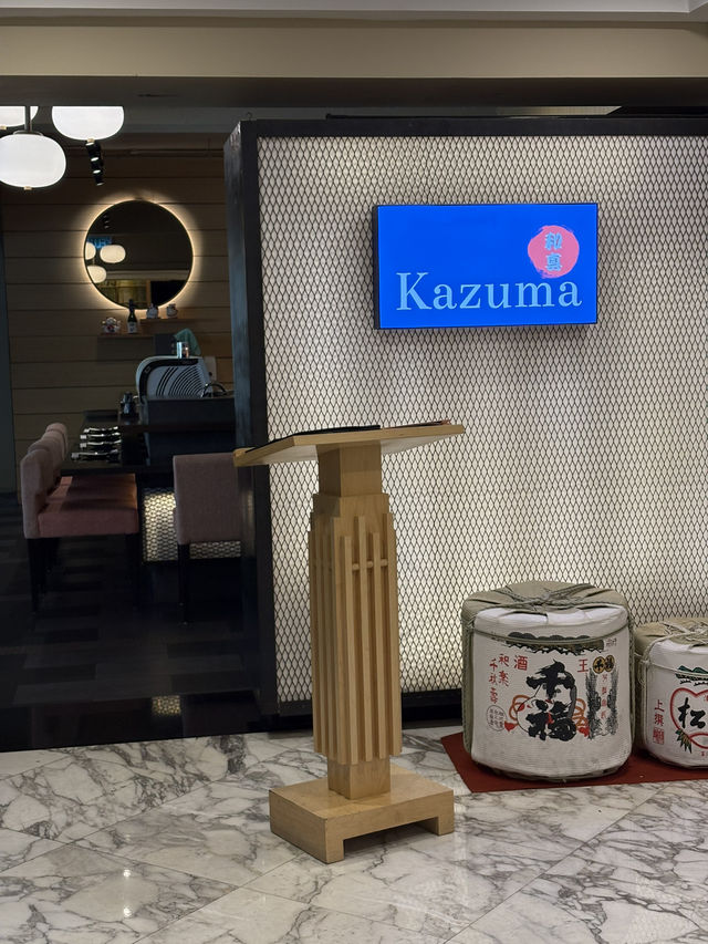 Kazuma Japanese Restaurant Serves Fresh Japanese Food in Concorde Hotel KL