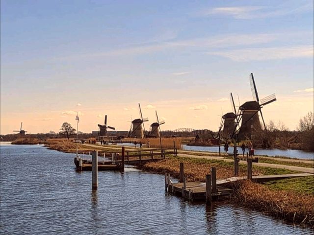 荷蘭必遊風車村---鹿特丹 小孩堤坊 Kinderdijk