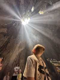 Golden Tranquility at Huyen Khong Cave – A Hidden Sunset Gem in Da Nang