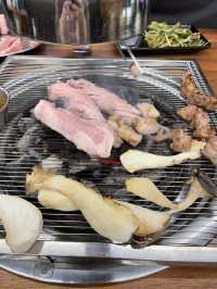 김천애서 만난 맛있는 돼지고기, 이백정참숯구이