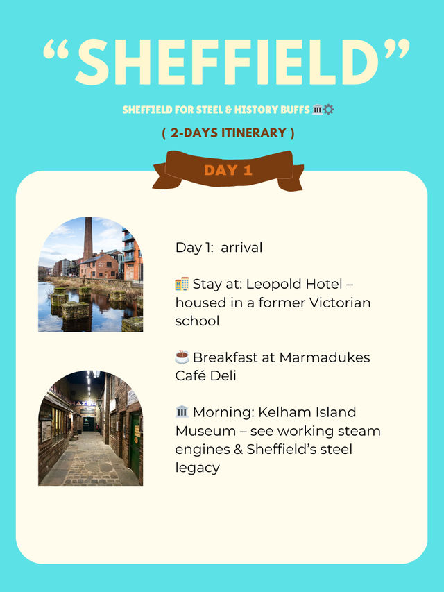 Sheffield for Steel & History Buffs 🏛️⚙️