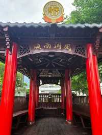 香港新地標！中山公園海濱長廊紅頭船風雨亭