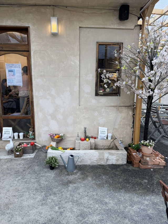 お花がたくさん飾られているフラワーカフェ💐