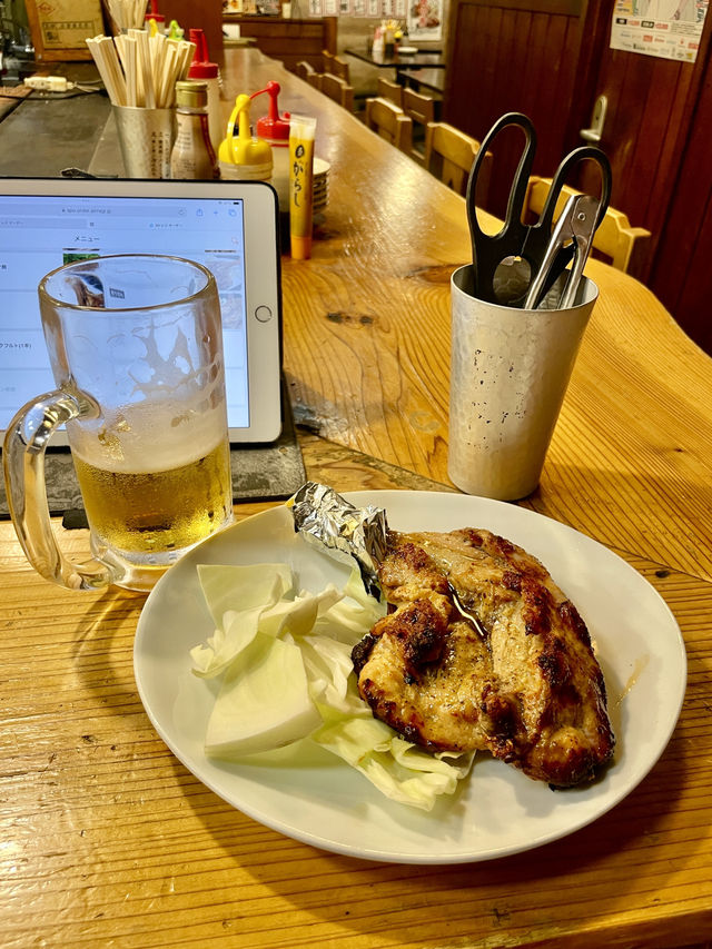 윙 호텔 근처 대중 철판야키 전문점 “大衆鉄板焼 宗家 せんぬき屋