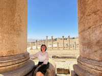 約旦-傑拉什考古遺址Jerash，請注意攤販拍照索取小費
