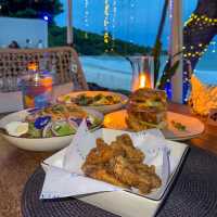 🌙🍹ดินเนอร์ริมทะเลที่ Winkks Beach Club 