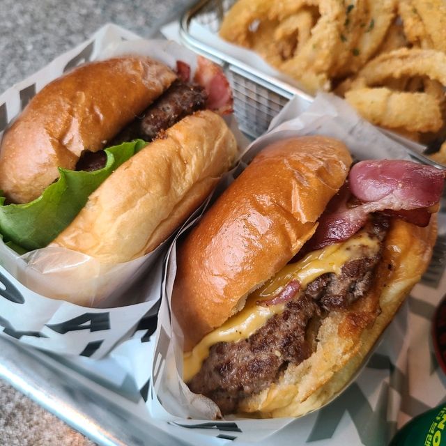 번패티번)서울 여의도 더 현대백화점 수제버거 맛집 
