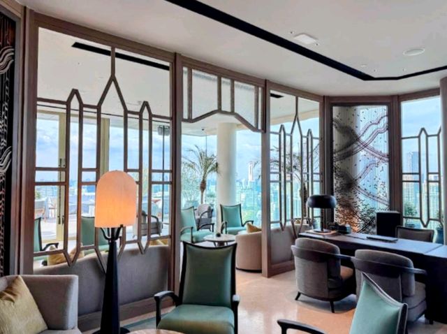 曼谷 | Dusit Thani Bangkok 座擁公園樹海的美麗景色